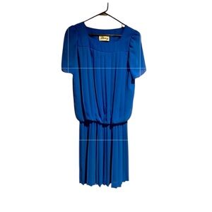 Vintage 80s pleated dress
